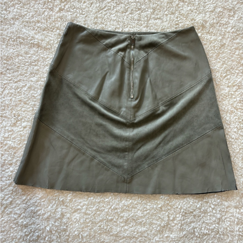 Zara leather skirt